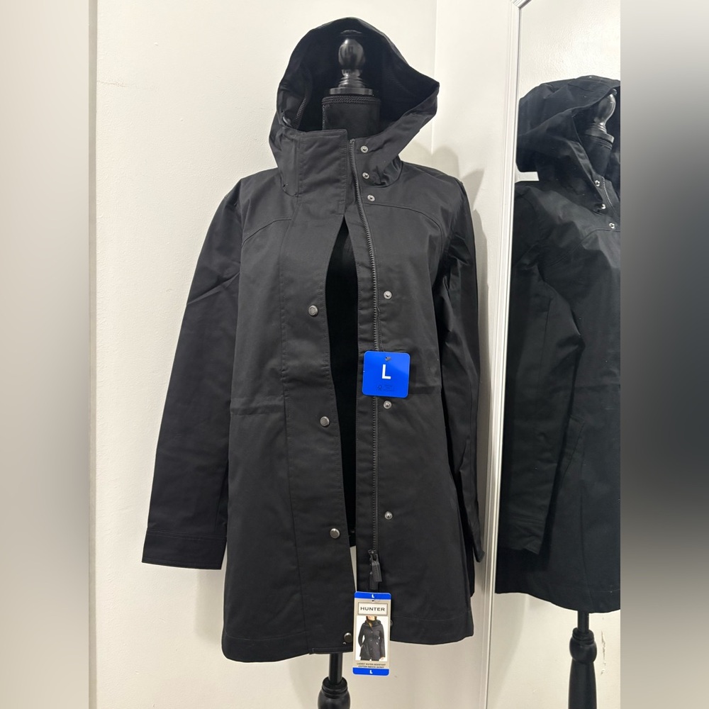 Hunter Black Utility Jacket with Hood - Picture 3 of 15